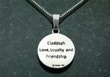 Stainless Steel  Claddagh Pendant No Chain