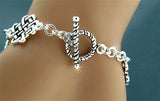 Celtic Trinity Knot Pewter with Toggle bracelet