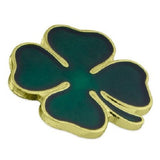 Green Four Leaf Clover Pin Made in USA