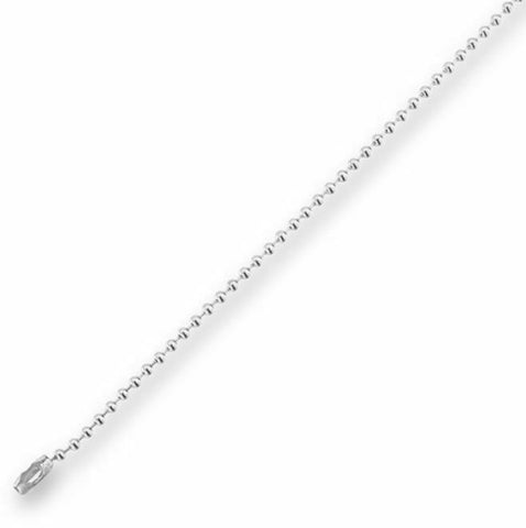 Stainless Steel Bead Chain  20 in 2.4mm
