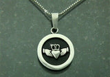 Stainless Steel  Claddagh Pendant No Chain