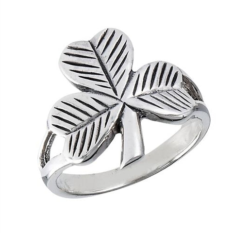 Sterling Silver Shamrock Ring