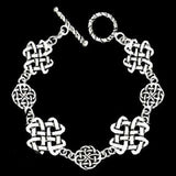 Celtic Trinity Knot Pewter with Toggle bracelet
