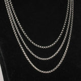 316L Stainless Steel  70 cm (27.56 in) 2 mm Rounded Box Neck Chain Necklace