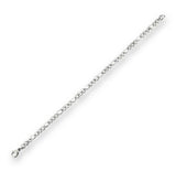STAINLESS STEEL FIGARO Chain 16 in 4mm width