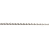 Stainless Steel Link Curb Chain Necklace Silver Tone 2.2 mm 60cm(23 5/8") long