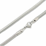 Stainless Steel 50 cm (19.69 in) 1.2mm Round Snake Chain with lobster clasp