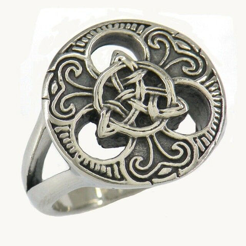 STAINLESS STEEL Trinity Celtic Knot Ring