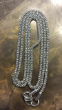 Stainless Steel 24 Inch 2.5 mm Popcorn  Link Neck Chain Necklace