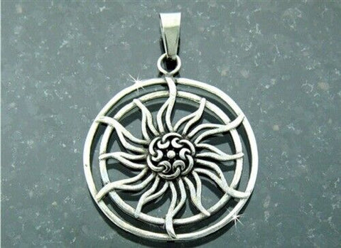 316L Stainless Steel Celtic Sun Pendant, Celtic knots No Chain