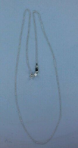 Sterling Silver 24 inch Adjustable,1.2mm Rada Chain with 9mm  Lobster Clasp