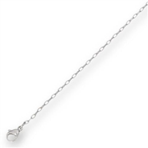 STAINLESS STEEL OVAL LINK CHAIN 24 inch 2 mm