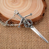 Celtic  Scottish Sword with Stag pendant and 20 in chain