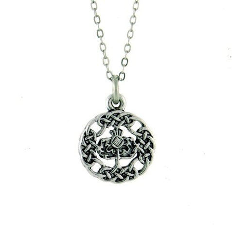 18" Celtic Scottish Thistle Necklace