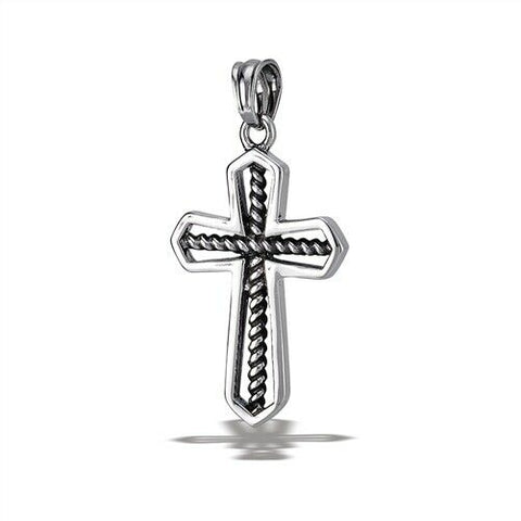 STAINLESS STEEL CROSS PENDANT no chain