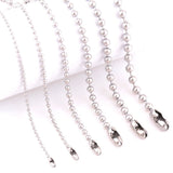 Stainless Steel 24 Inch 4mm Ball Link Neck Chain Necklace