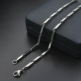 Stainless Steel 55 cm (21.6 in) 1.5 mm Rhombus Chain with lobster clasp