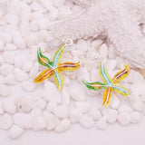 Multi-color Earrings Horse, Elephant, Turtle, Crab, Butterfly, Dolphin, Starfish