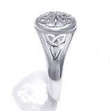 316 L Stainless Steel Celtic Knot and Trinity  Ring