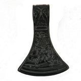 Stainless steel jewelry black plating axe pendant