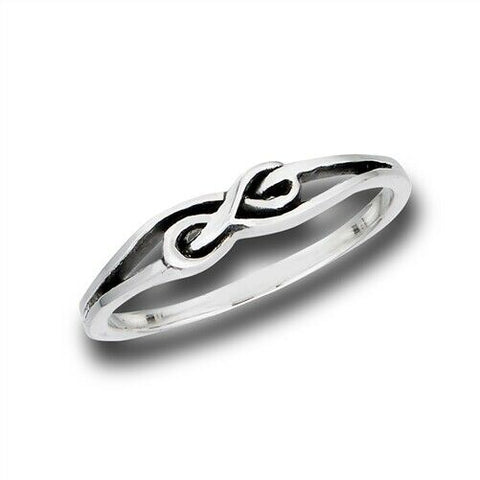 STERLING SILVER INTERWOVEN CELTIC KNOT RING