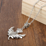 Celtic  Scottish Thistle silver plated  Necklace with 20 inch chain
