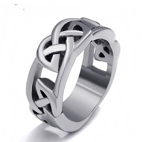 Stainless Steel Celtic Knot SZ 10 ring