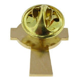1 " Gold Plated Celtic Cross Pin