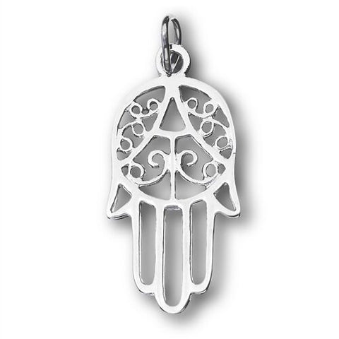 STAINLESS STEEL HAND OF FATIMA PENDANT no chain