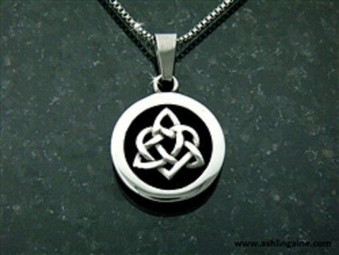 316 L Stainless Steel  Sister's Knot Trinity Pendant no chain