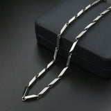 Stainless Steel 55 cm (21.6 in) 1.5 mm Rhombus Chain with lobster clasp