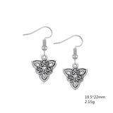 Celtic Trinity Knot Double Sided Earrings