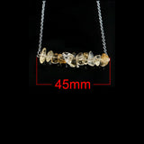 Citrine ( Natural ) Necklace Yellow 45cm(17 6/8") long
