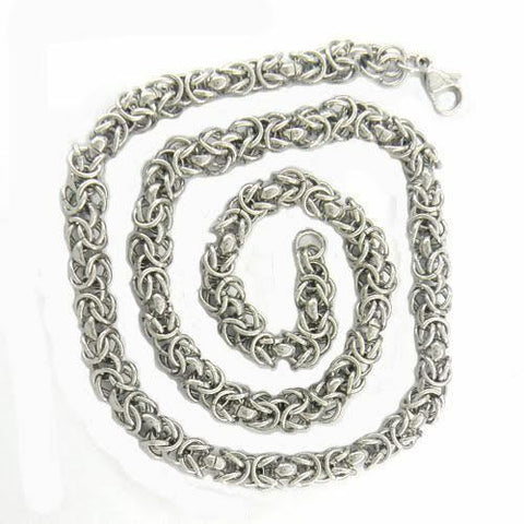 STAINLESS STEEL JEWELRY NECKLACE 55CM LENGTH THICKNESS 7MM