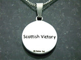 Stainless Steel 7.5 inch Scottish Thistle Charm Bracelet