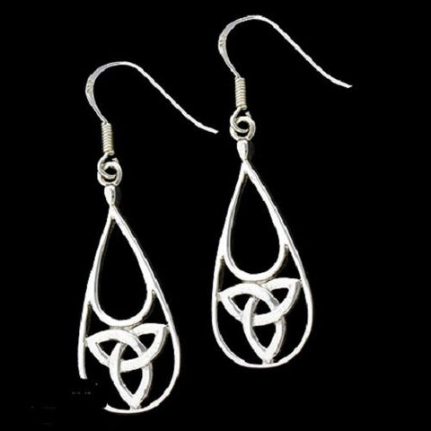 316 L Stainless Steel Celtic Trinity Knot Earrings