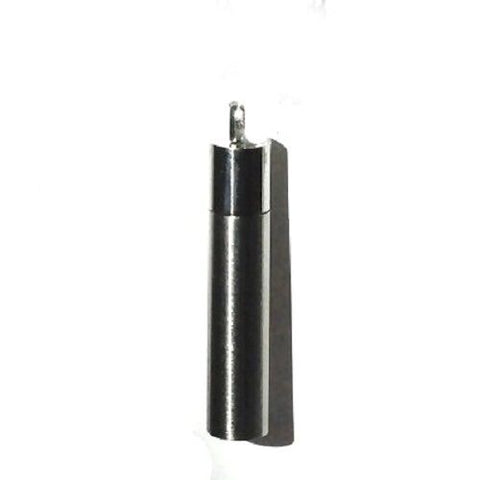 Stainless Steel Stash Pendant that opens to store your Keepsakes no chain