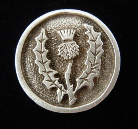 Pewter Scottish Thistle Pin Made in USA