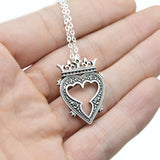 Celtic Luckenbooth Pendant with 16 inch plus 2 in chain