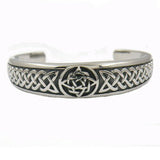 Stainless Steel Celtic Knot Bracelet Cuff