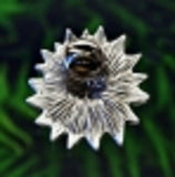 Pewter Sunflower Lapel Pin Made in USA