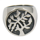 Stainless Steel Celtic Tree of Life SZ 10 ring