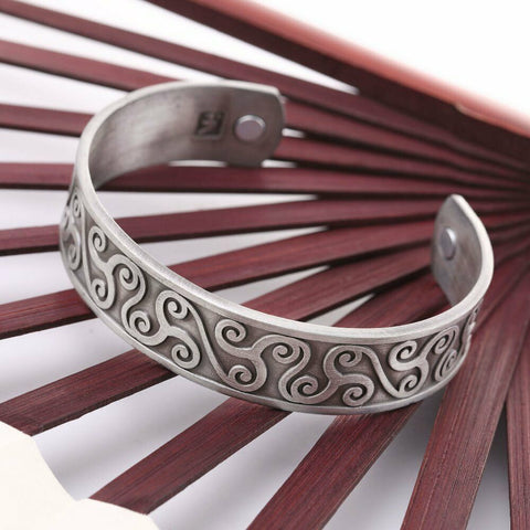Celtic Triskele Magnetic Bangle Cuff