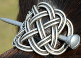Celtic Knot Hair Pin or Knitted/crochet Shawl Closure