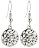 Irish Pewter Celtic Knotwork Earrings