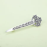 Scottish Celtic Knot  Cross Sword pin/brooch (miniature kilt pin)