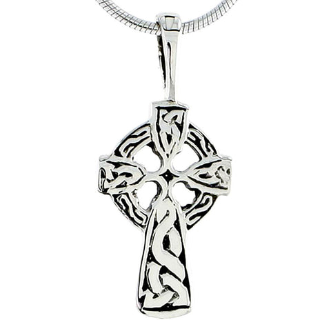 Sterling Silver Celtic Cross Pendant without chain