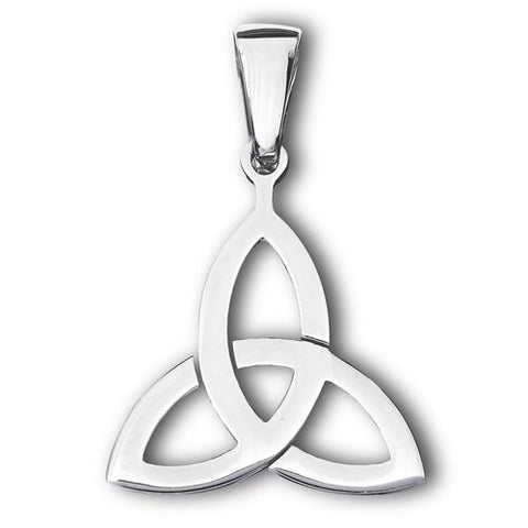 Stainless Steel Celtic Trinity Pendant no chain