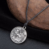 Double Sided Unicorn Necklace with Full Length Adjusting Black Cord