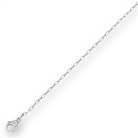 STAINLESS STEEL OVAL LINK CHAIN 20 inch 2 mm